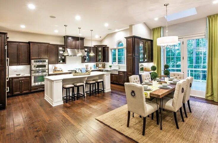 Кухня столовая дизайн интерьер фото частного дома Toll Brothers - Kitchen Design your own home, Home kitchens, House design