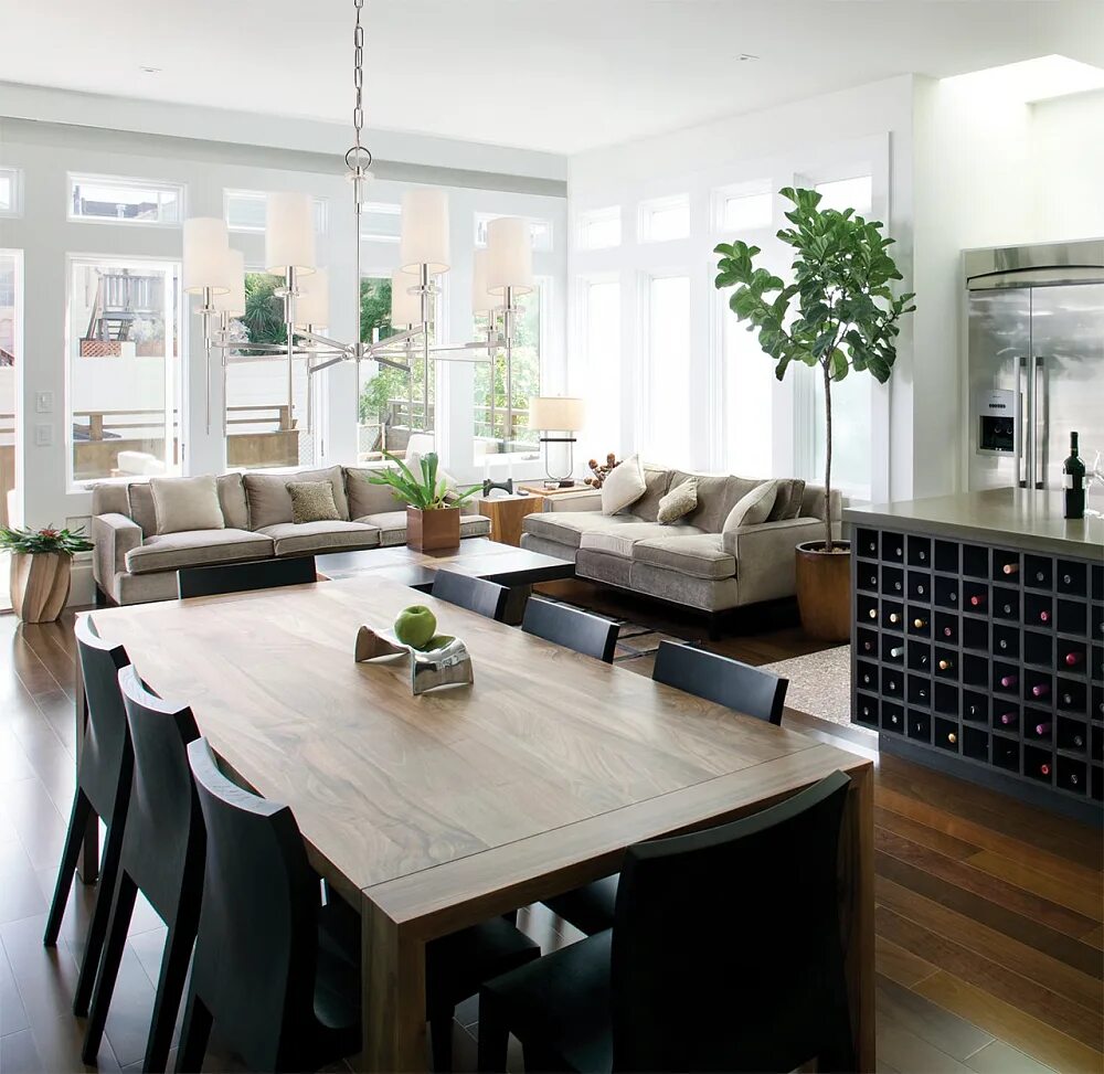 Кухня столовая фото интерьера Люстра Hudson Valley Lighting 8516-PN Amherst - купить в Москве и СПб