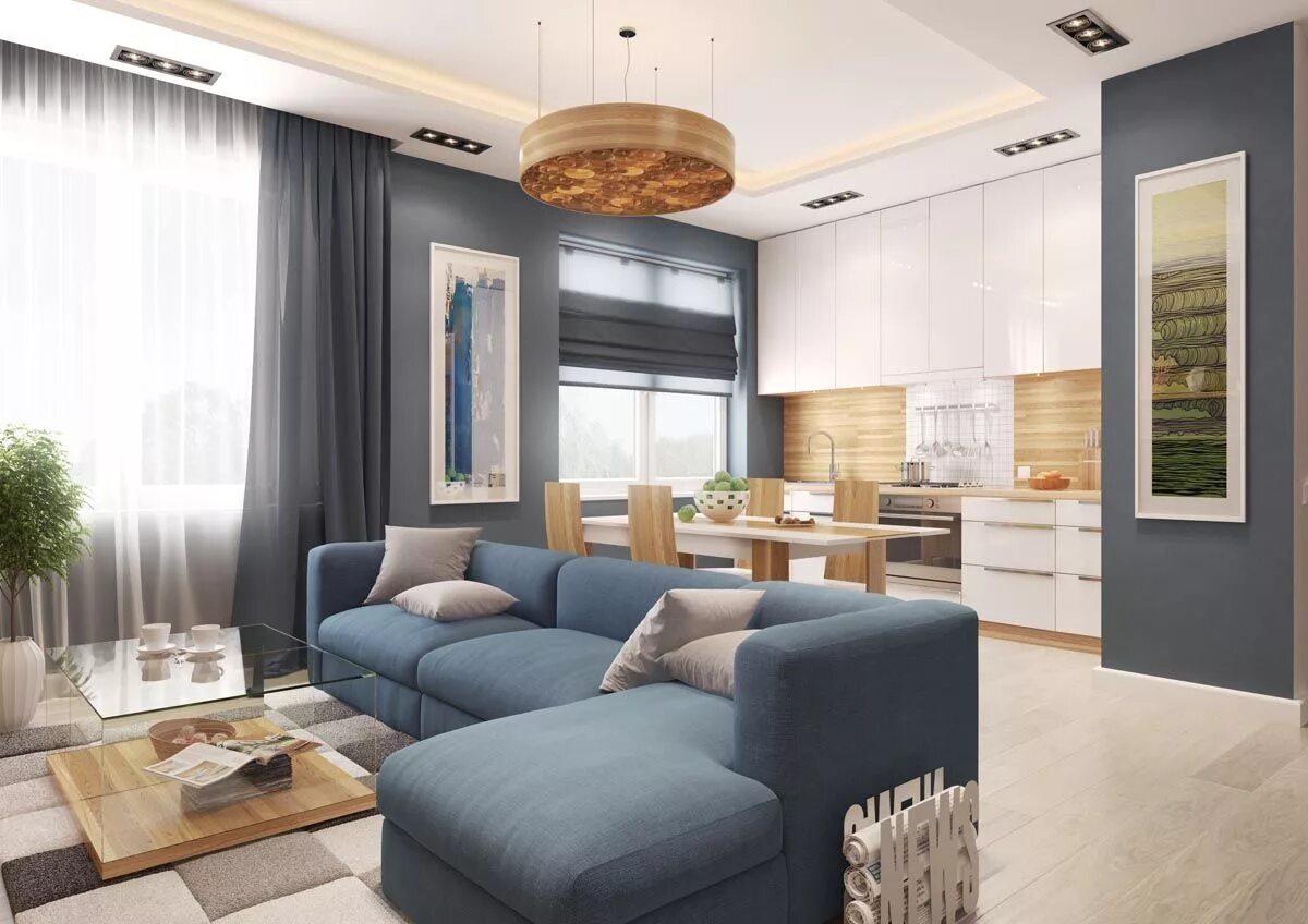 Кухня столовая гостиная планировка 40 кв Кухня-гостиная Интерьер, Дизайнерские гостиные, Стильные гостинные