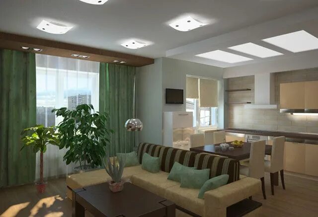 Кухня столовая гостиная планировка фото Гарнитур для гостиной, Интерьер, Дизайн кухни