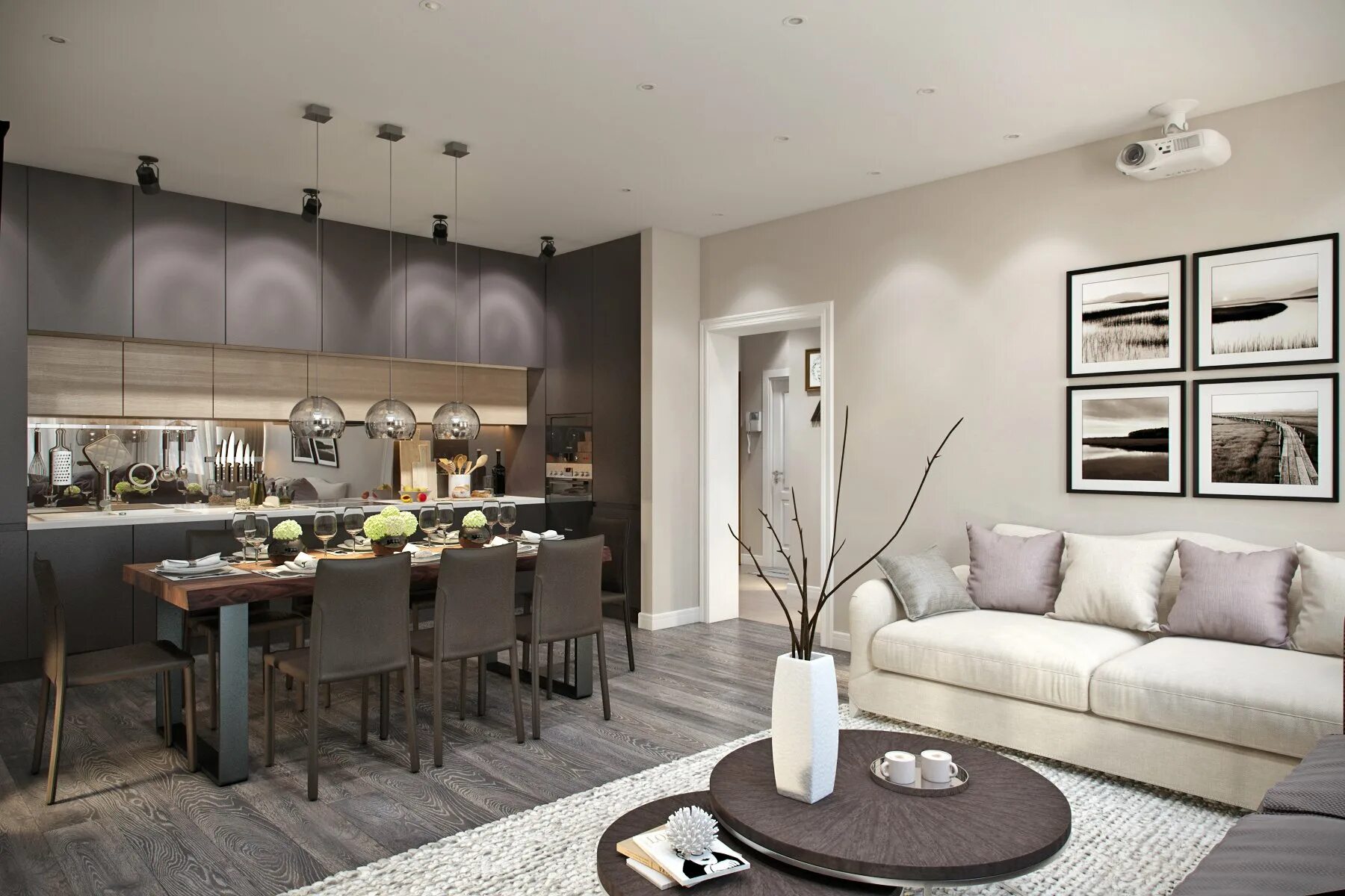 Кухня столовая гостиная современный дизайн Дизайн кухни студии: 75 актуальных решений оформления интерьера