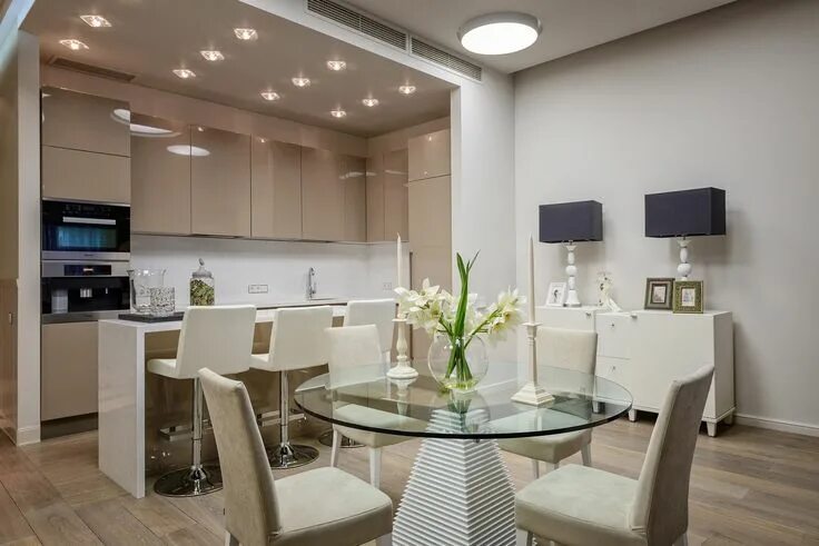 Кухня столовая интерьер квартиру Interior Explorer Interior, Kitchen, Home decor