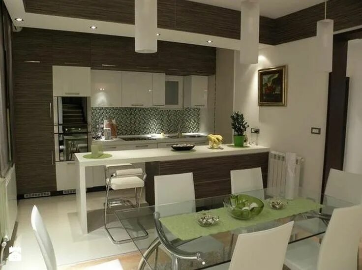 Кухня столовая интерьер квартиру 70 Simple Kitchen and Dining Room Designs That Become One Dining room contempora