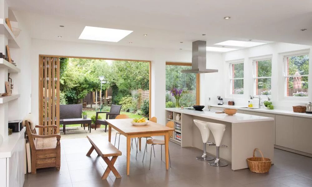 Кухня столовая в доме дизайн фото Kitchen Extensions Kitchen Designs Architect Your Home Extensão de cozinha ameri