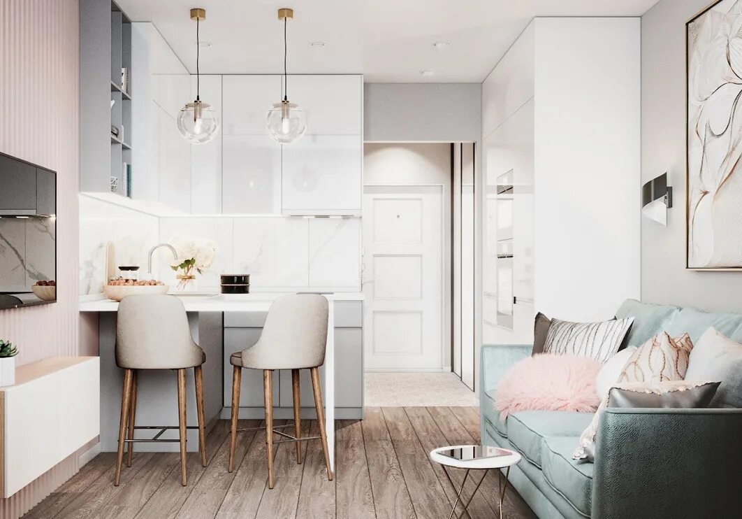 Кухня студия 14 кв м фото Блог о мебели в Липецке, страница 26 из 97