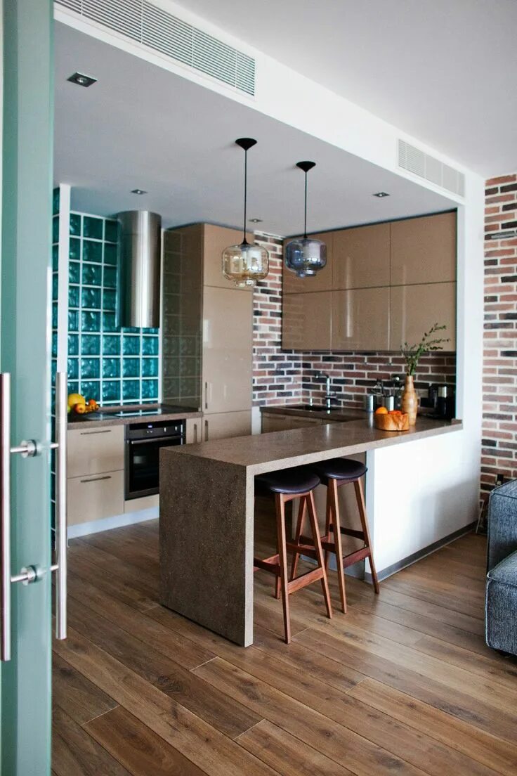 Кухня студия дизайн Pin by Ulyana Demchenko on Design Interior design apartment small, Small apartme