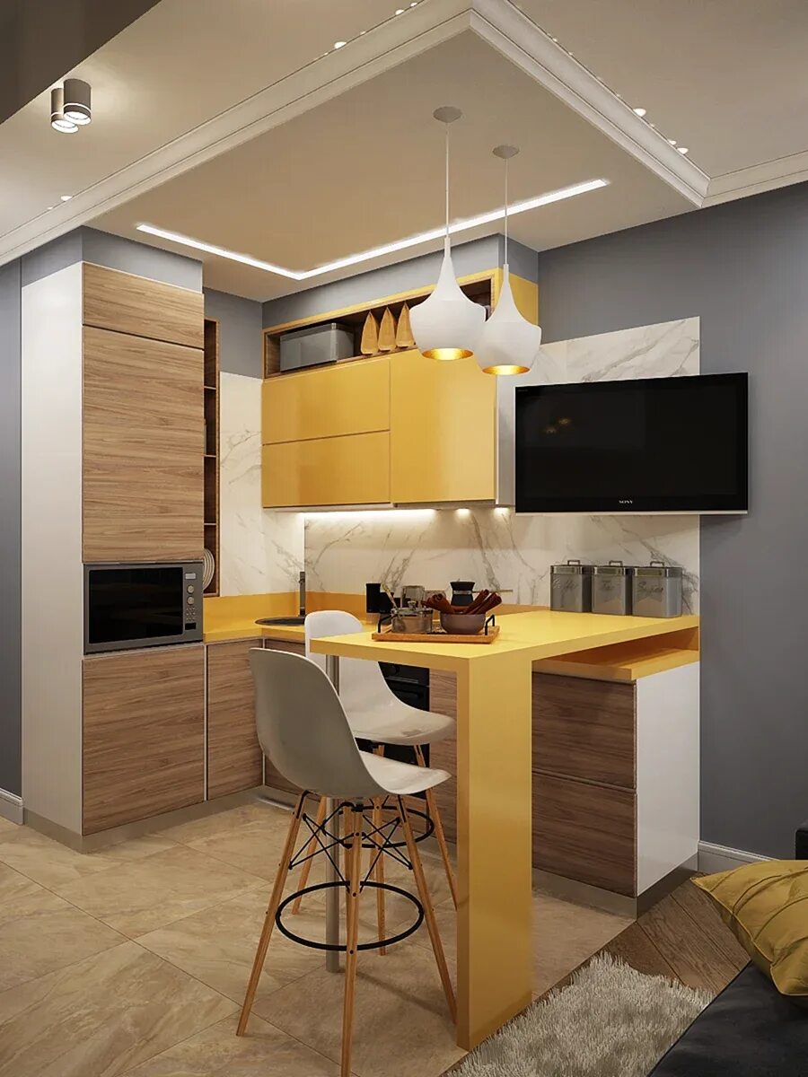 Кухня студия дизайн Кухня студия дизайн фото - DelaDom.ru