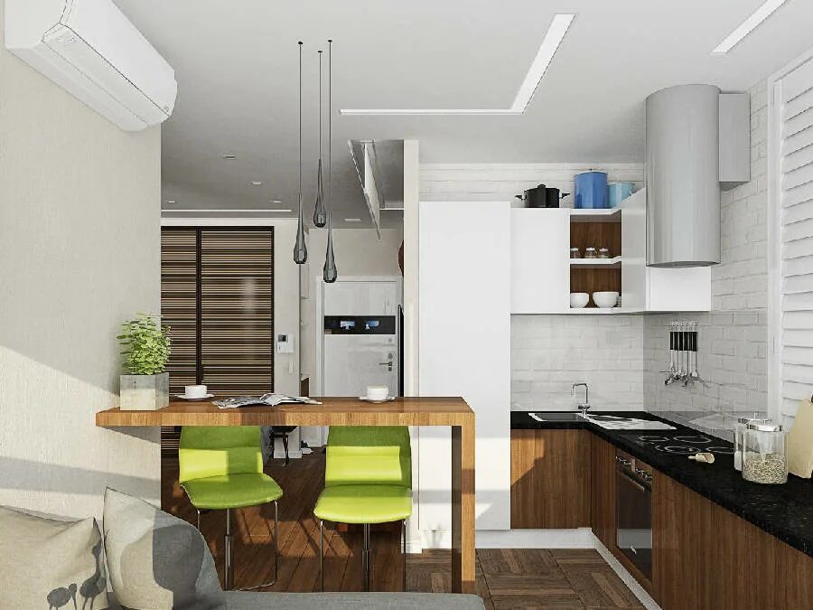 Кухня студия дизайн интерьера Кухня "Юнона" заказать недорого в Москве - 1Кухонный