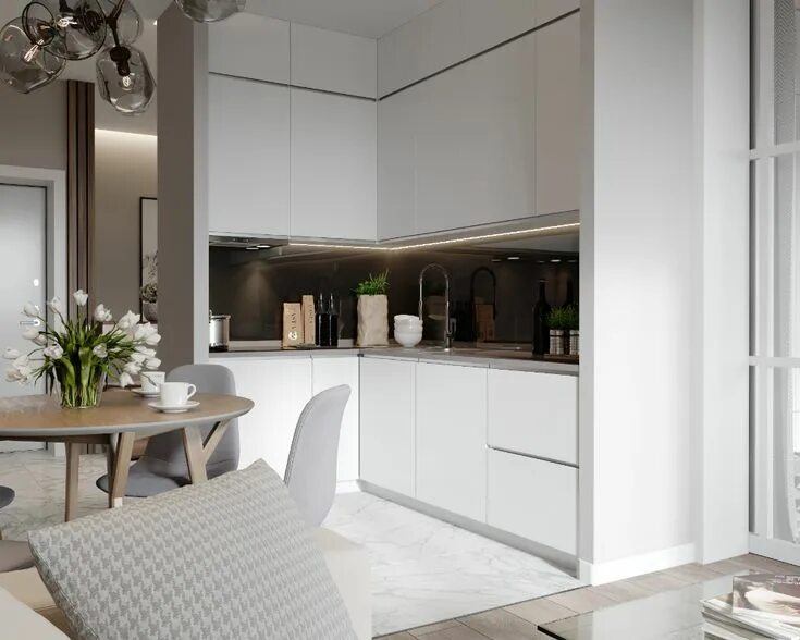 Кухня студия дизайн интерьера Фотографии ДИЗАЙН СТУДИЯ А+Б - 797 альбомов Diseño de cocina, Decoración de unas