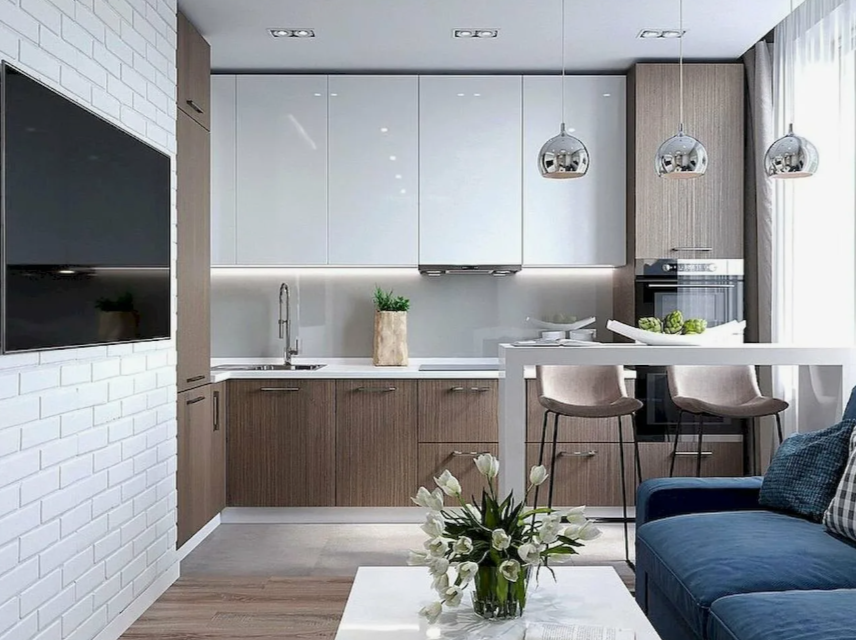 Кухня студия дизайн интерьера Купить Квартиру в Сталинке на Томской улице (Новосибирск) - предложения о продаж