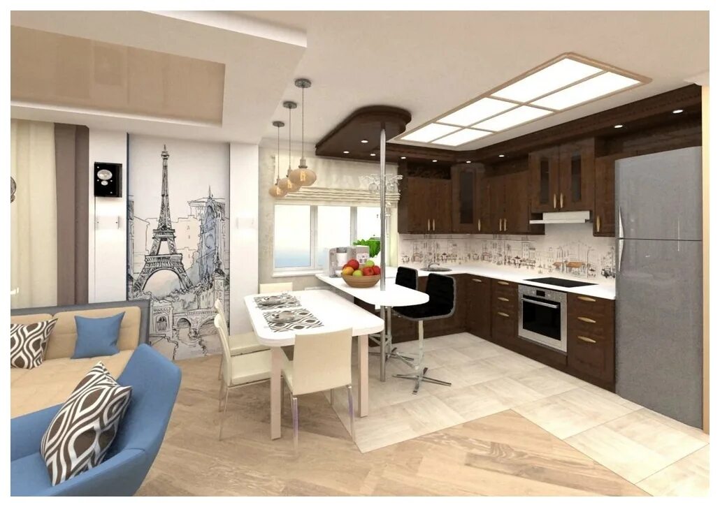 Кухня студия дизайн проекта ᐈ Дизайн кухни в квартире-студии - как зонировать, что учесть, какую мебель купи