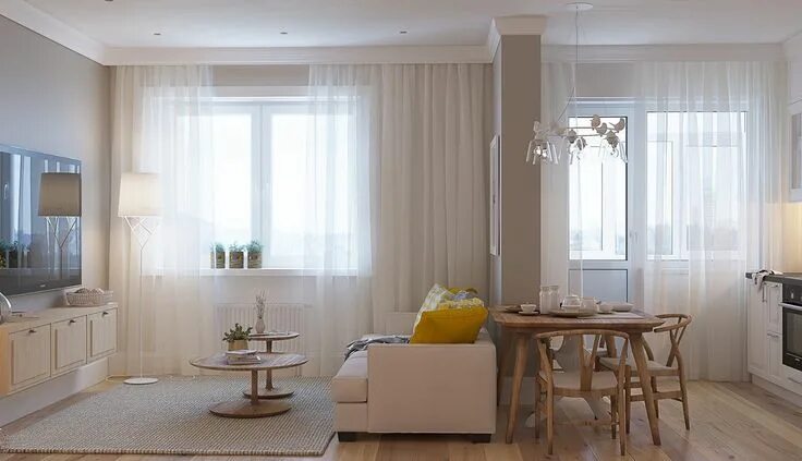 Кухня студия два окна дизайн 4 Single Studio Apartment Designs under 100 Square Metres Apartment design, Home