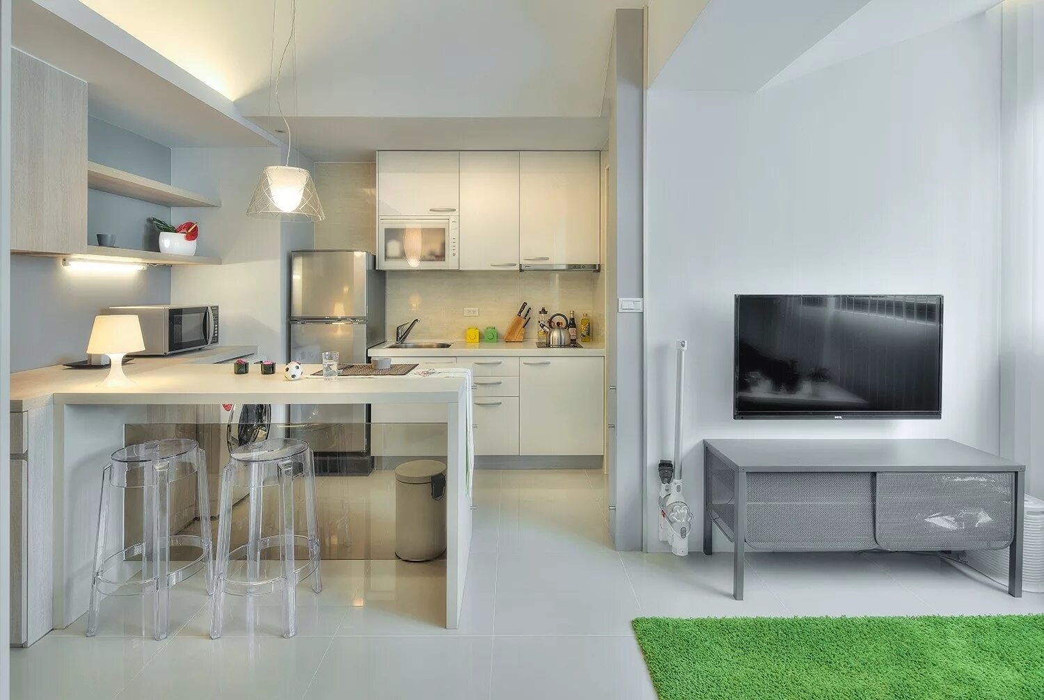 Кухня студия фото Интерьер кухни-студии - Вести-Кузбасс