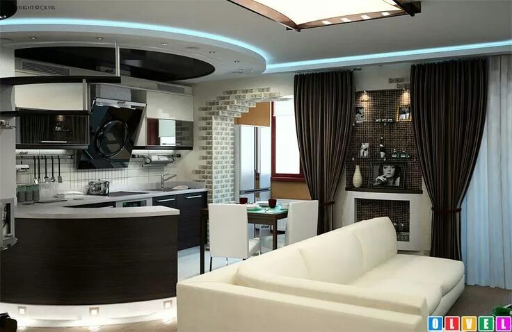 Кухня студия фото Пин от пользователя Maryana Tsumbala на доске інтерєр кухні спальні вітальні ван