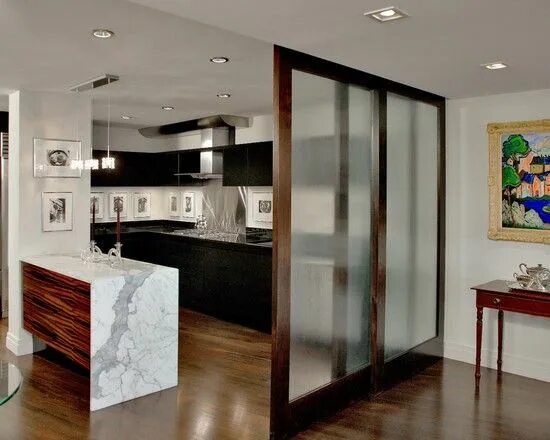 Кухня студия перегородка фото Дизайн кухни студии с перегородкой Дизайн Кухни