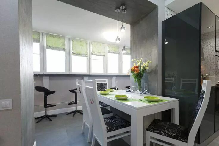 Кухня студия с балконом фото Дизайн кухни 8 кв. м фото. Кухня 8 метров в современном стиле 2019 в 2024 г Диза