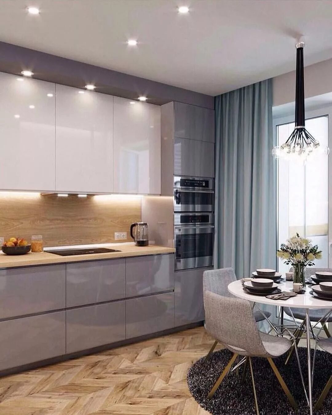 Кухня светлая современная фото в интерьере Дизайн Кухни В Стиле Кантри: 225+ (Фото) Идей Для Интерьеров Interior design kit