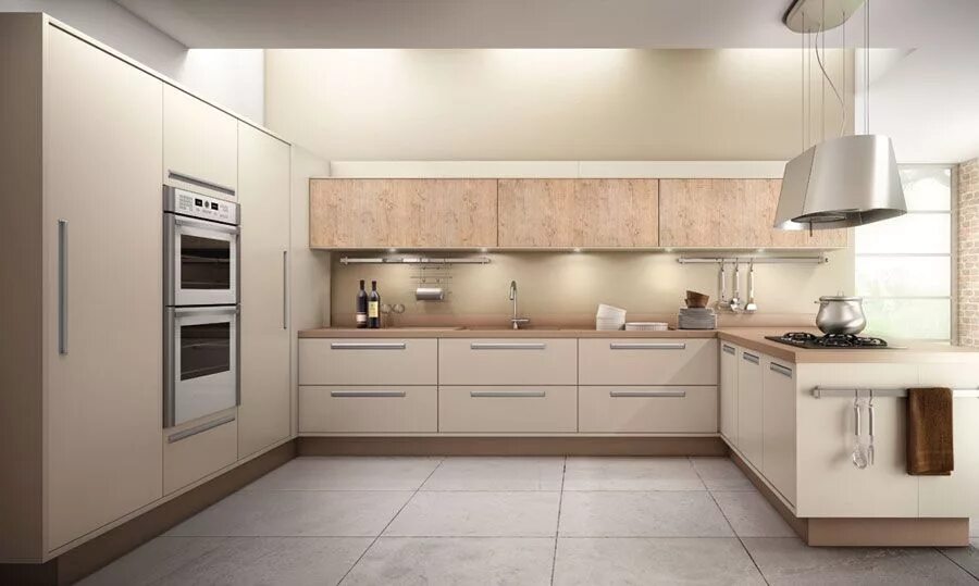 Кухня светло бежевая фото Celmar Boituva Móveis Planejados Kitchen interior design decor, Interior design 