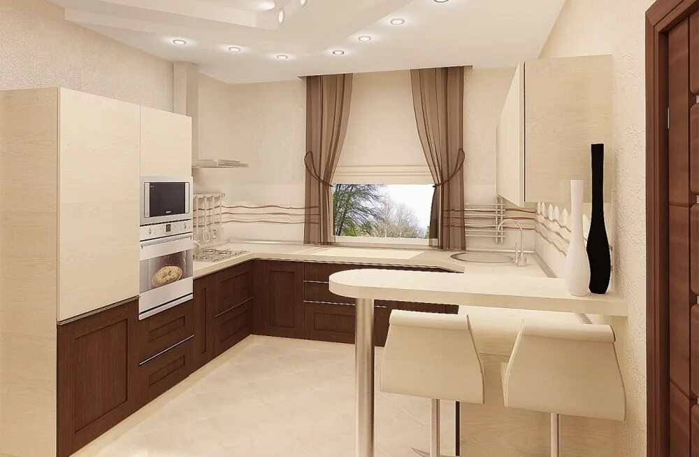 Кухня светло коричневого цвета в интерьере 7 секретов коричневого цвета в интерьере кухни - ТЦ Александр