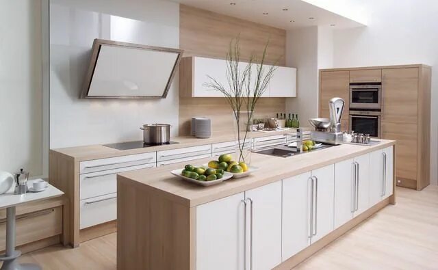 Кухня светлое дерево фото Беленый дуб - светлый дуб, сочетание - 8 Июля 2015 - Персональный сайт Kitchen, 