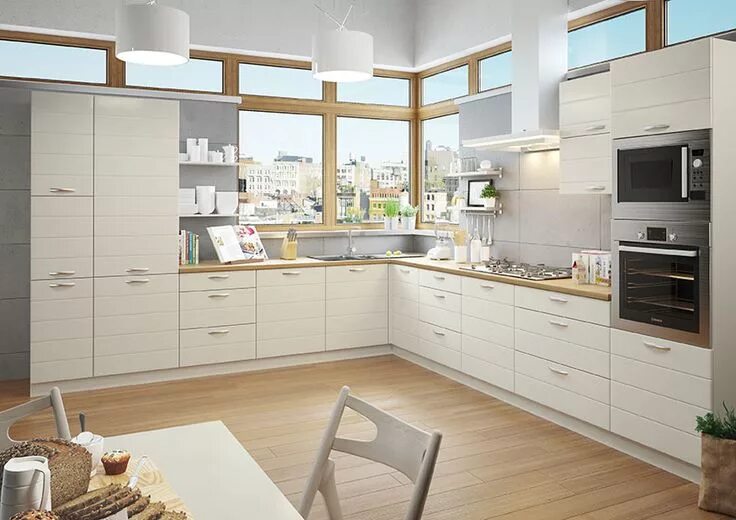 Кухня светлое дерево фото Kitchen cabinets, Home decor, Home