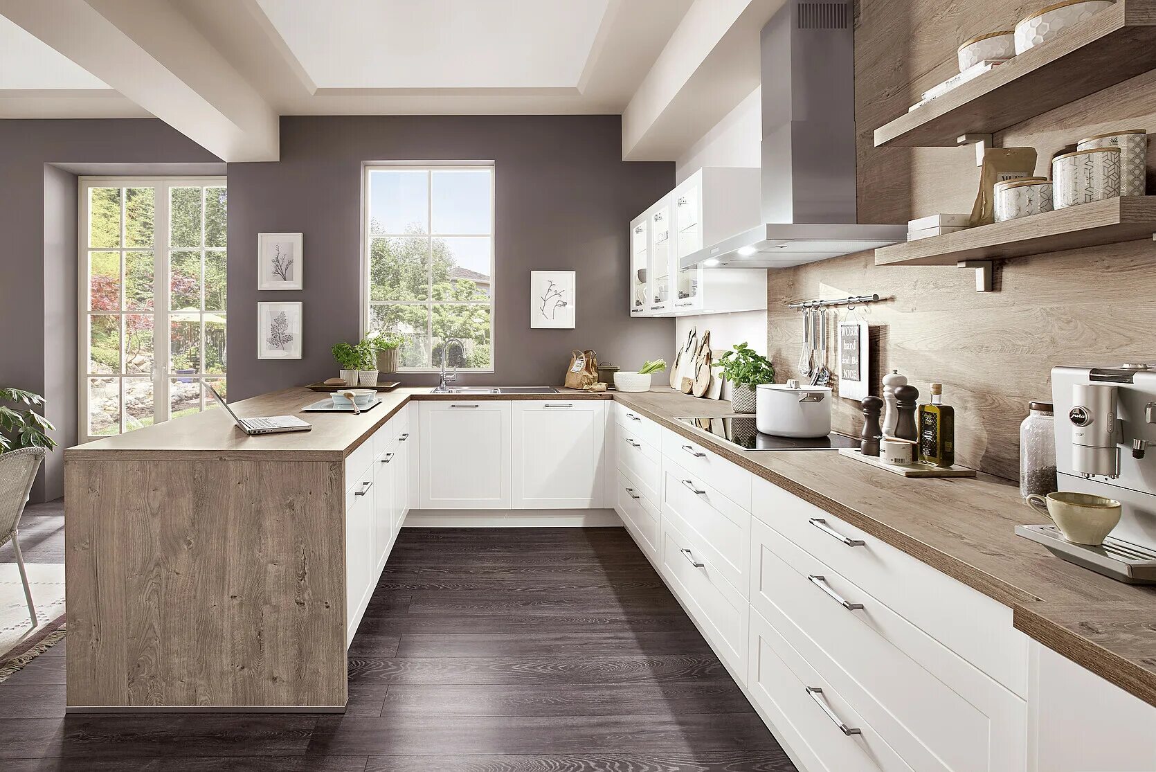 Кухня светлое дерево в интерьере Küche planen - Tipps zur richtigen Küchenplanung