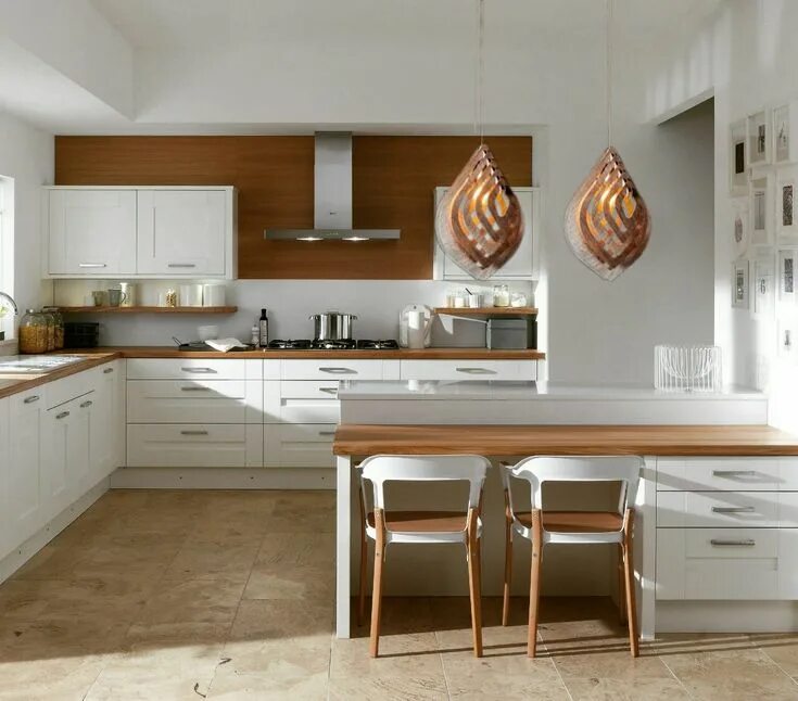 Кухня светлое дерево в интерьере Pin on Wood lamp Woodshire Hispanic kitchen, Kitchen, Wood lamps