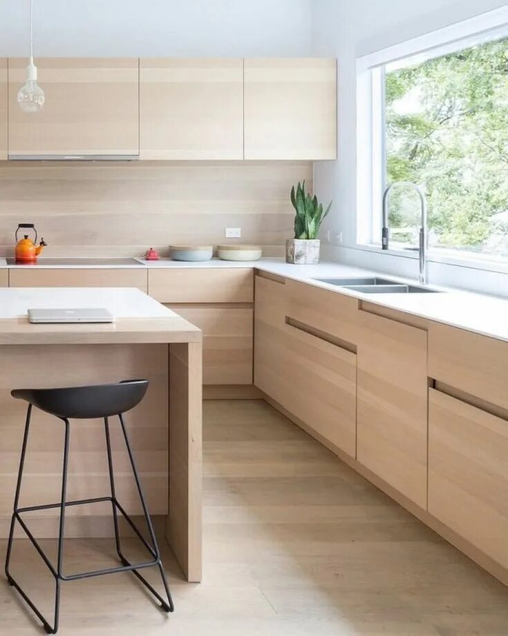 Кухня светлое дерево в интерьере 194 Smooth and Inspiring Modern Contemporary Kitchens - Page 34 of 195 Diseño mu