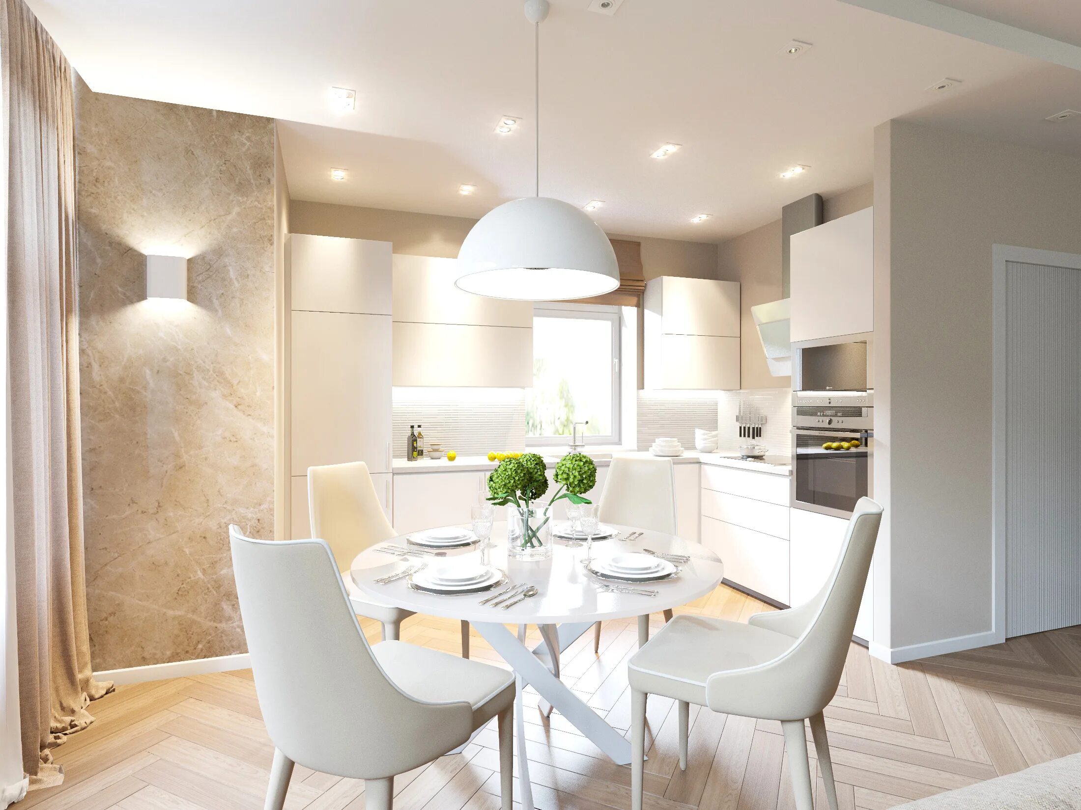 Кухня светлые тона современный дизайн интерьера Кухни светлых тонов современные фото дизайн интерьера