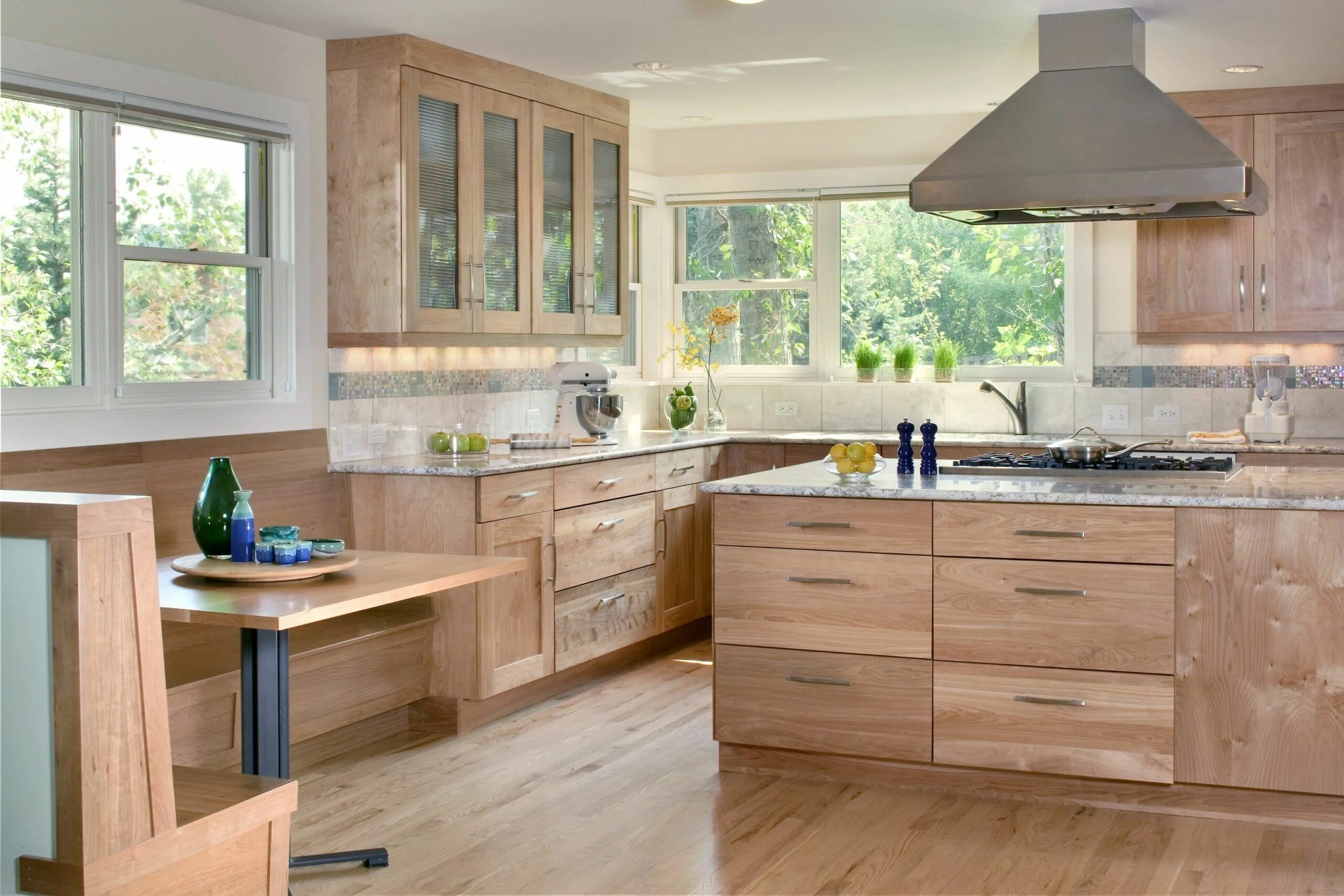 Кухня светлый дуб в интерьере 7 Custom Houzz Kitchen Designs Kitchen cabinet design, Contemporary kitchen, Mod