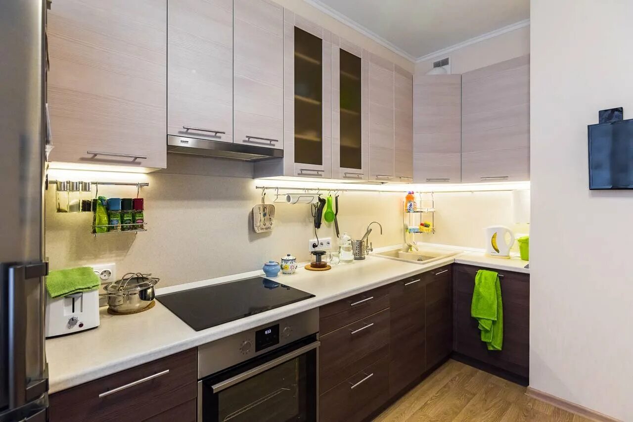 Кухня светлый верх темный низ в интерьере Кухня светлый верх темный низ - фото и картинки abrakadabra.fun