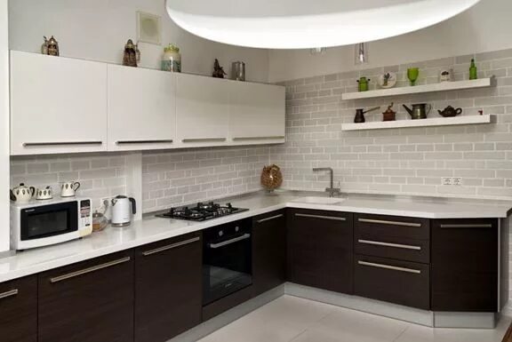 Кухня светлый верх темный низ в интерьере Pin by Natalia Stepanenko on Кухня Home decor, Kitchen cabinets, Kitchen