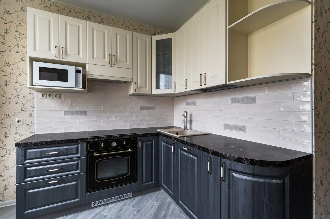 Кухня светлый верх темный низ в интерьере Светлый верх темный низ - CormanStroy.ru