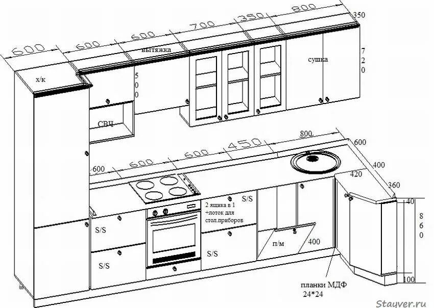 Кухня своими руками чертежи и схемы фото Кухня своими руками пошаговые инструкции, чертежи, 1000 фото