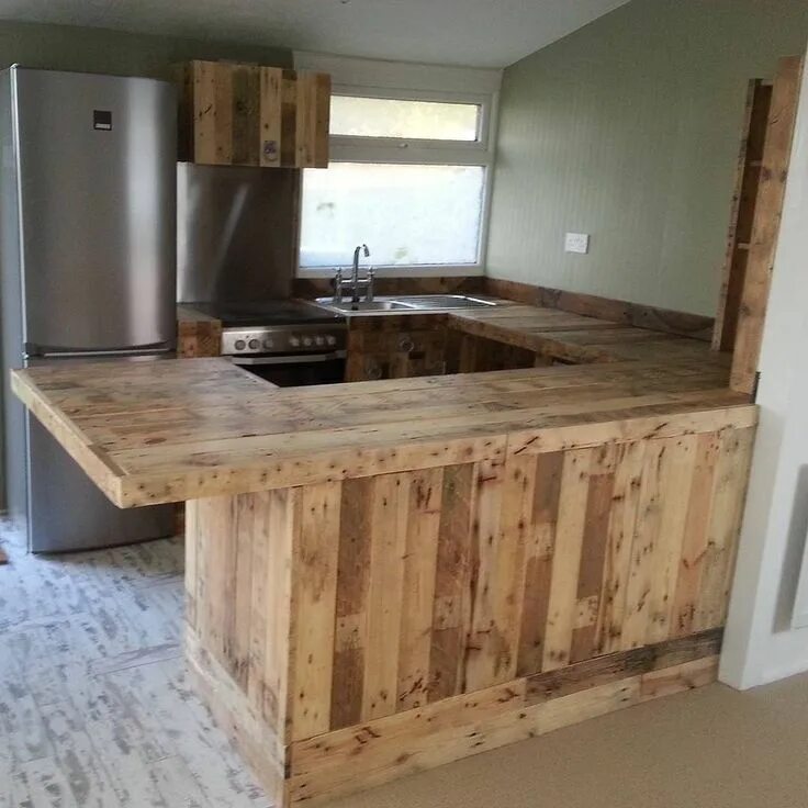 Кухня своими руками для начинающих фото 54 How To Make DIY Pallet For Storage Ideas - rengusuk.com Wooden pallet kitchen