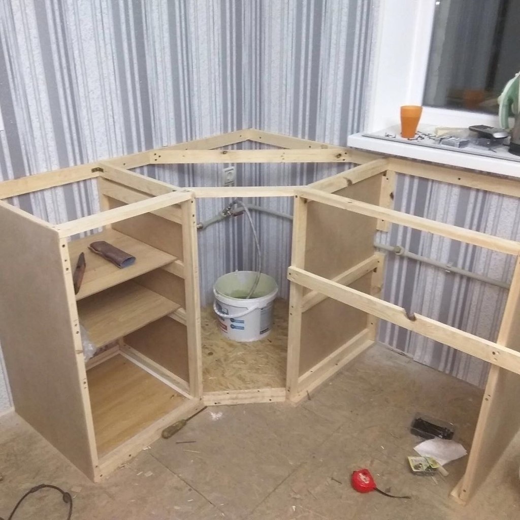 Кухня своими руками фото Как самому сделать кухонный гарнитур