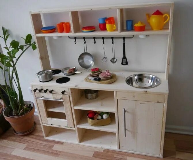 Кухня своими руками фото DIY Kinderküche Kinderküche, Kinderküche selber bauen, Ideen zum selbermachen fü