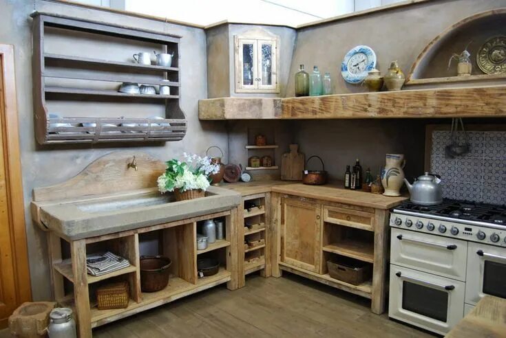 Кухня своими руками фото дизайна Cucina country, porte del passato homify Cucine country, Design cucina country, 