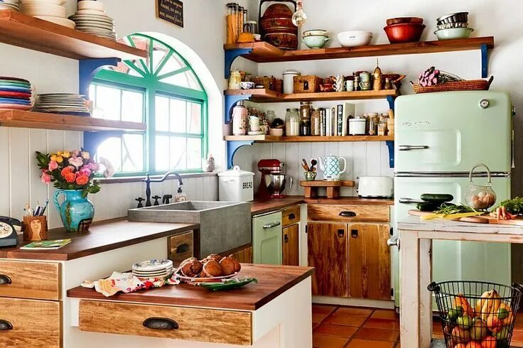 Кухня своими руками идеи дизайна фото 50 Trendy Eclectic Kitchens That Serve Up Personalized Style Eclectic kitchen de