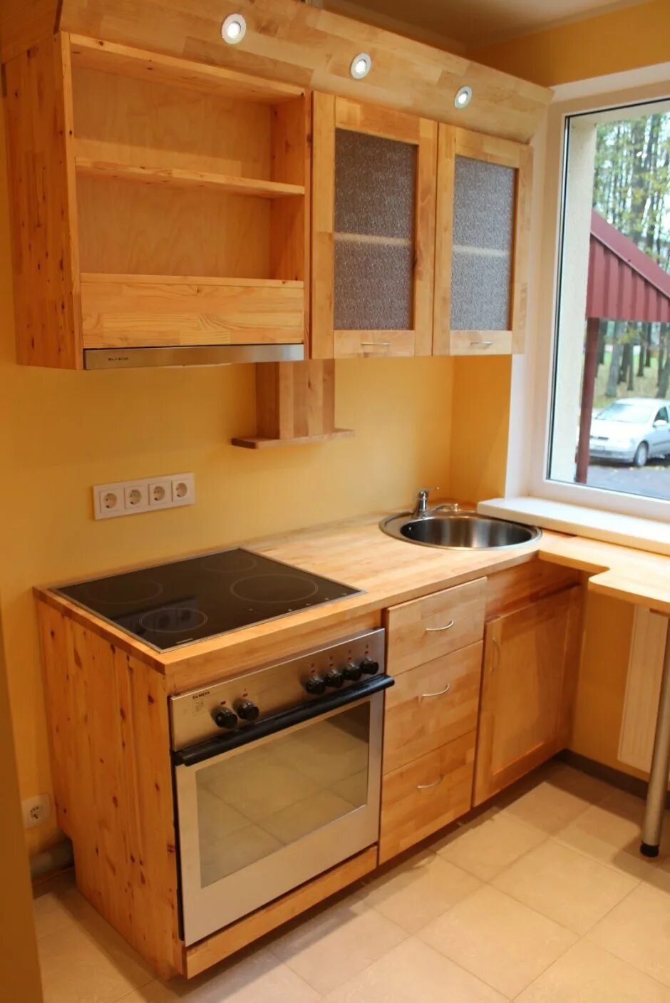 Кухня своими руками недорого фото Кухонный гарнитур для маленькой кухни своими руками - 67 фото