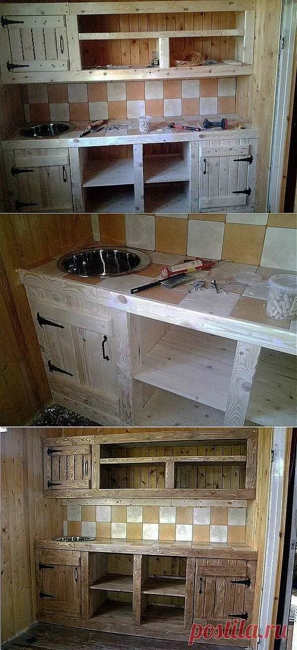 Кухня своими руками пошагово фото КУХОННЫЙ ГАРНИТУР СВОИМИ РУКАМИ МАСТЕРА Сделай САМ (своими руками) Постила