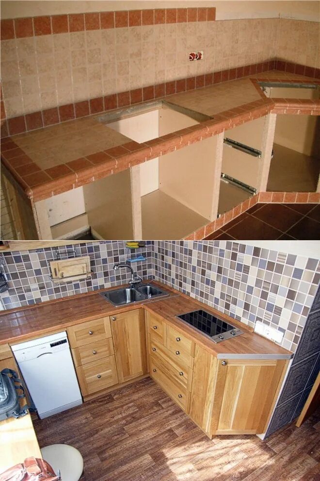 Кухня своими руками пошаговое фото Из чего сделать кухню фото - DelaDom.ru
