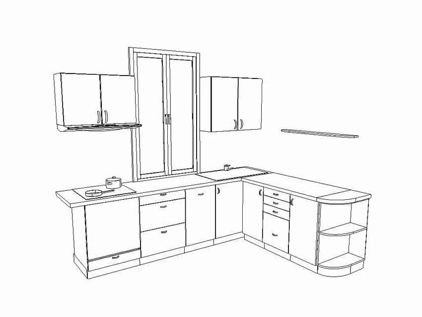 Кухня своими руками схемы Кухонный гарнитур своими руками: чертежи, видео