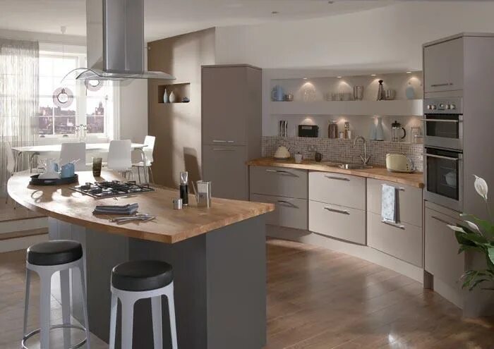 Кухня тауп в интерьере Кухня тауп в интерьере