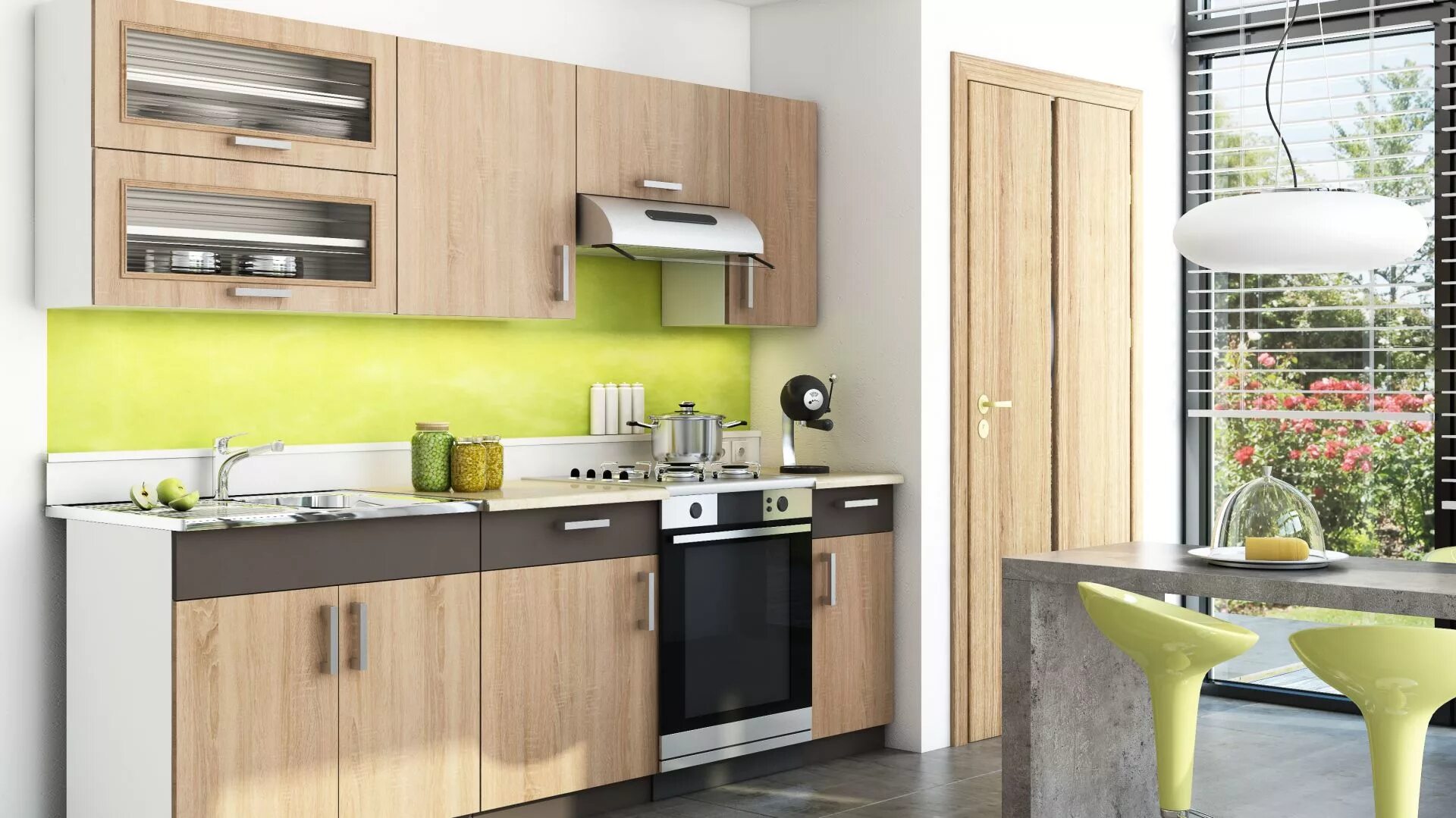 Кухня цвет дуб в интерьере Какой цвет сочетается с цветом дуб сонома: найдено 85 картинок