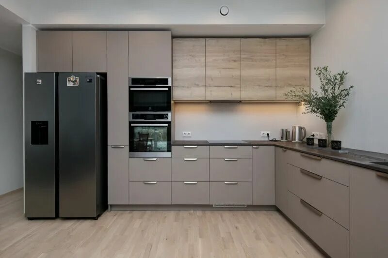 Кухня цвет кашемир матовая фото в интерьере Кухня Кальяри - 41 050 руб. в Москве цены от производителя фабрика МТК