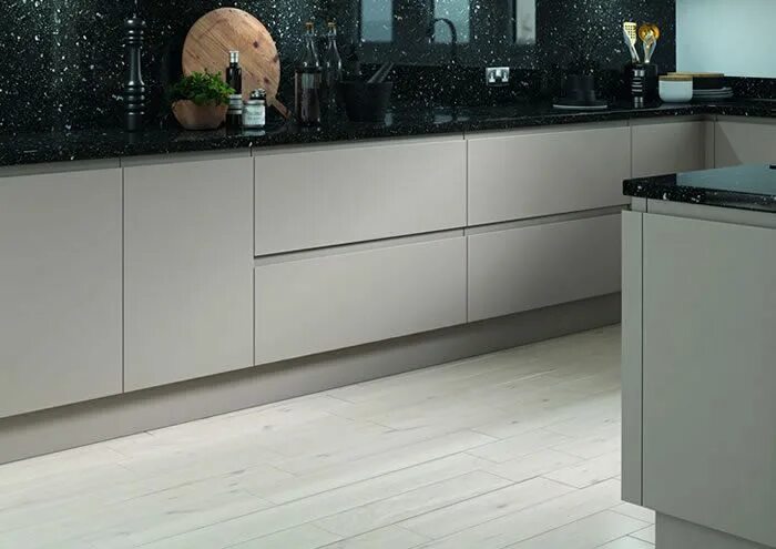 Кухня цвет кашемир матовая фото в интерьере Lucente Cashmere Kitchens - Matt Kitchen Cabinets. The growing popularity of cas