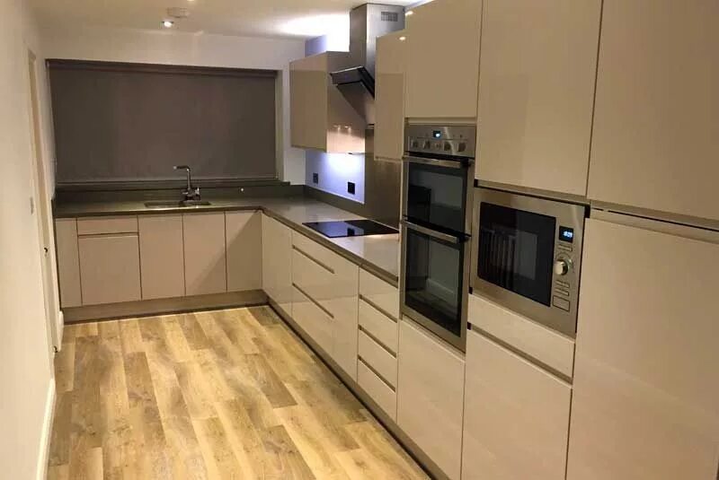 Кухня цвет кашемир матовая фото в интерьере Pin on Real Customer Kitchens