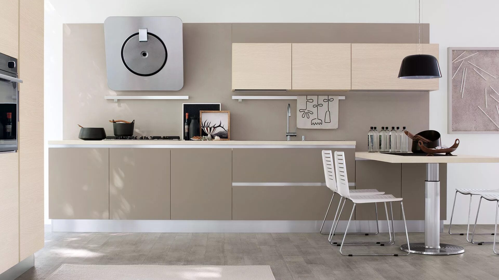 Кухня цвет латте матовый в интерьере фото Essenza - Cucine Moderne - Cucine Lube Cucine moderne, Arredamento, Cucina moder
