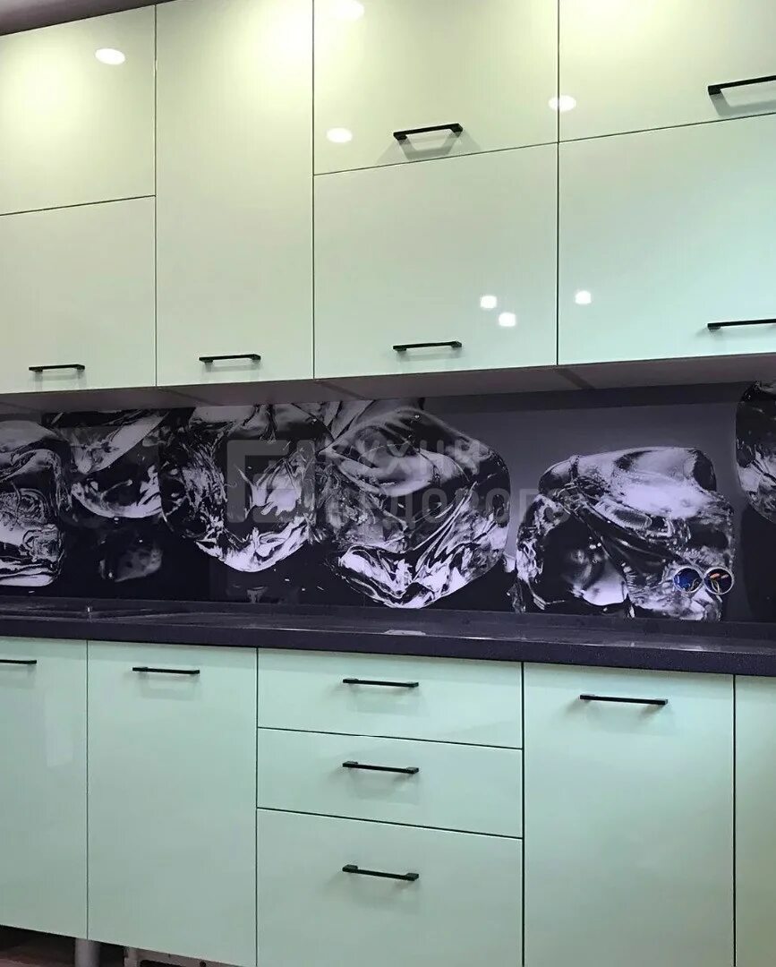 Кухня цвета эвкалипт в интерьере фото Кухня Эвкалипт - купить в Москве, цена от 126800 руб., фото, отзывы